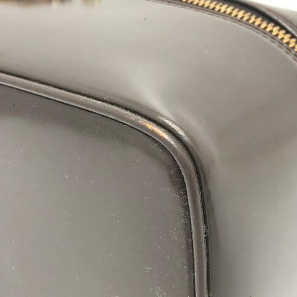 GUCCI 032.1956 Old Gucci Bamboo Hand Bag Pouch Vanity bag Brown/GoldHardware - Picture 8 of 16